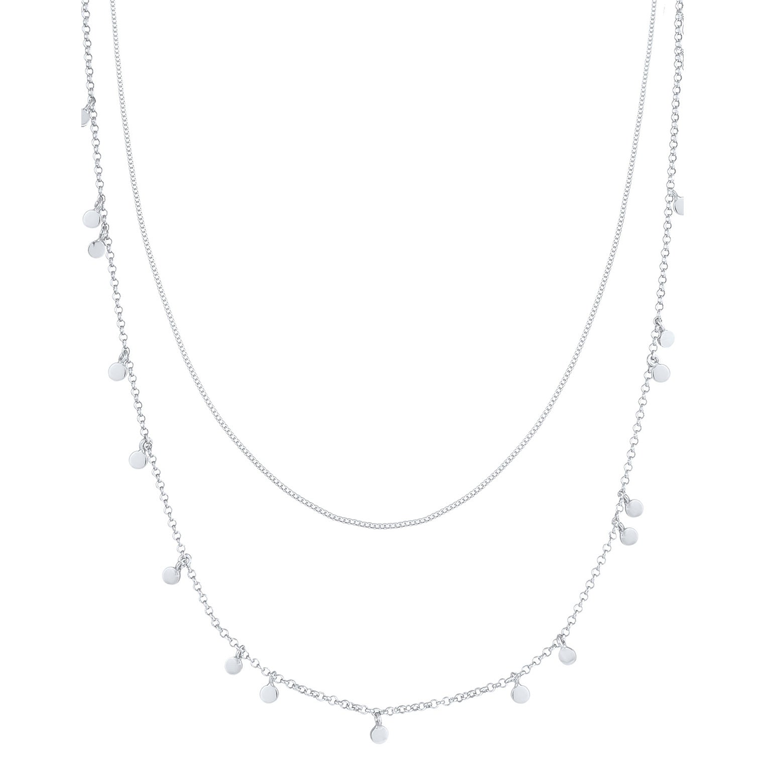 Elli 925 Sterling Silver Layered 2004-BF-0008165-001