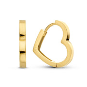 Isabel Bernard Belleville Amore 14 Karat | Gold Hearts Ohrringe IB360251