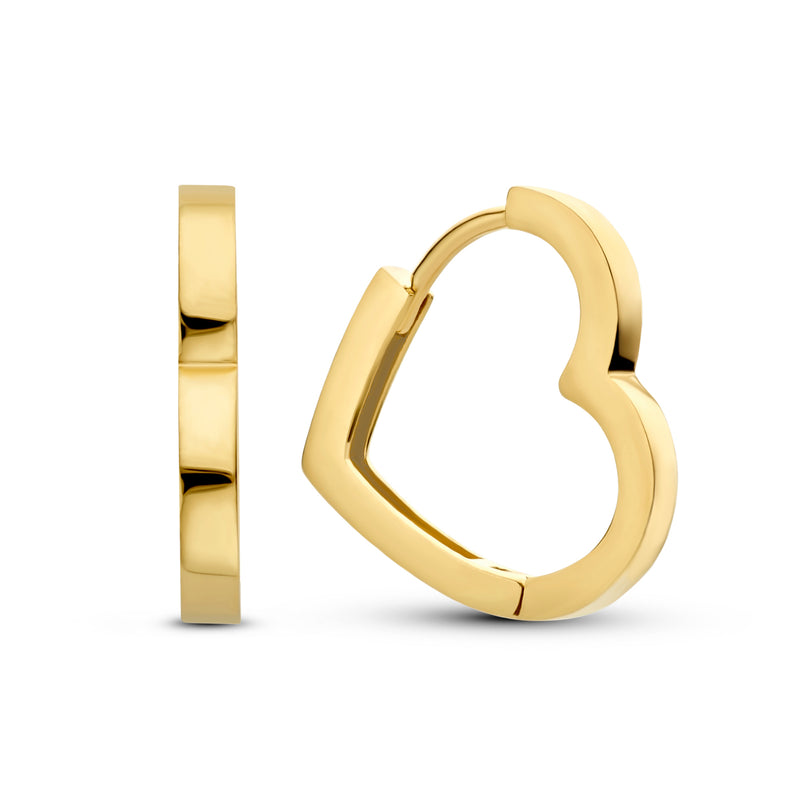 Isabel Bernard Belleville Amore 14 Karat | Gold Hearts Ohrringe IB360251-zoom-