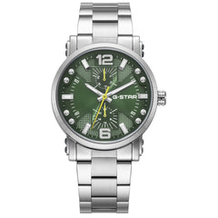 G-STAR Rovic Silver-Tone Steel Men's Watch GSW.509.06