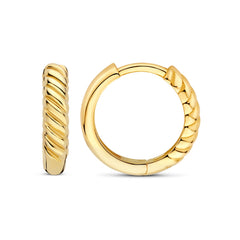 Beloro Jewels La Rinascente Milou 9 karat gold hoop earrings BO360106