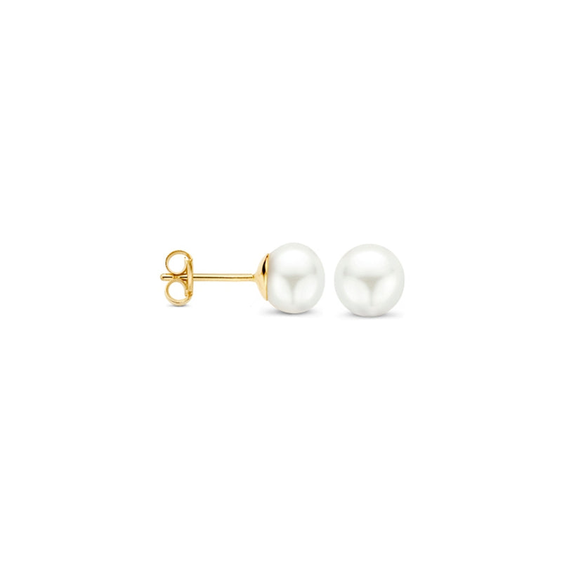 Blush damen Ohrknöpfe Gold 7136YPW-zoom-