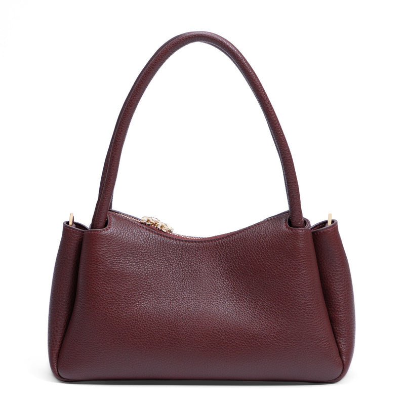 Isabel Bernard Honoré Eve Bordeauxrote Handtasche aus Kalbsleder IB21133-052-zoom-