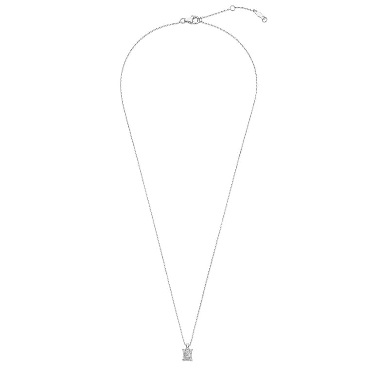 Isabel Bernard De la Paix Maxime 14 Karat Weißgoldkette mit Diamant 0.13 ct IBD350023-zoom-