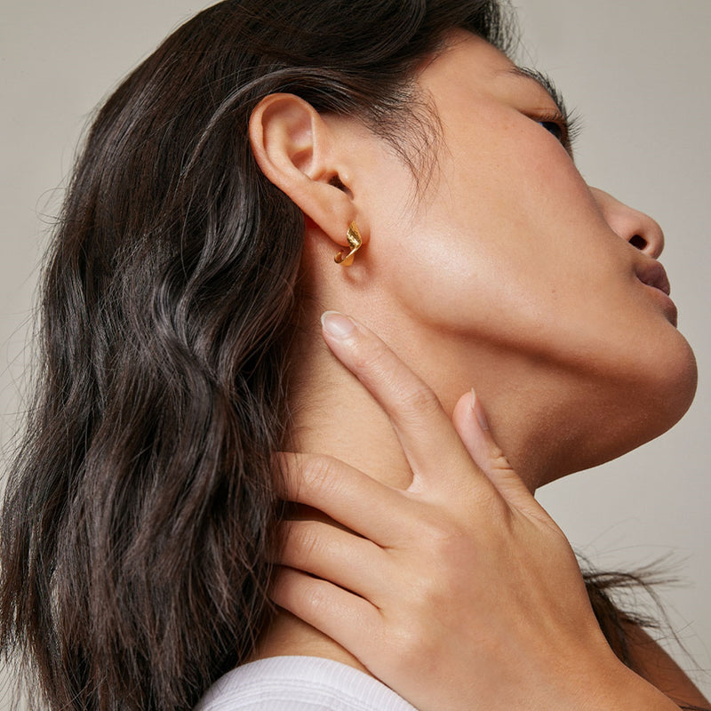 ENAMEL Copenhagen damen Ohrringe 750 Vergoldung E343GM-zoom-