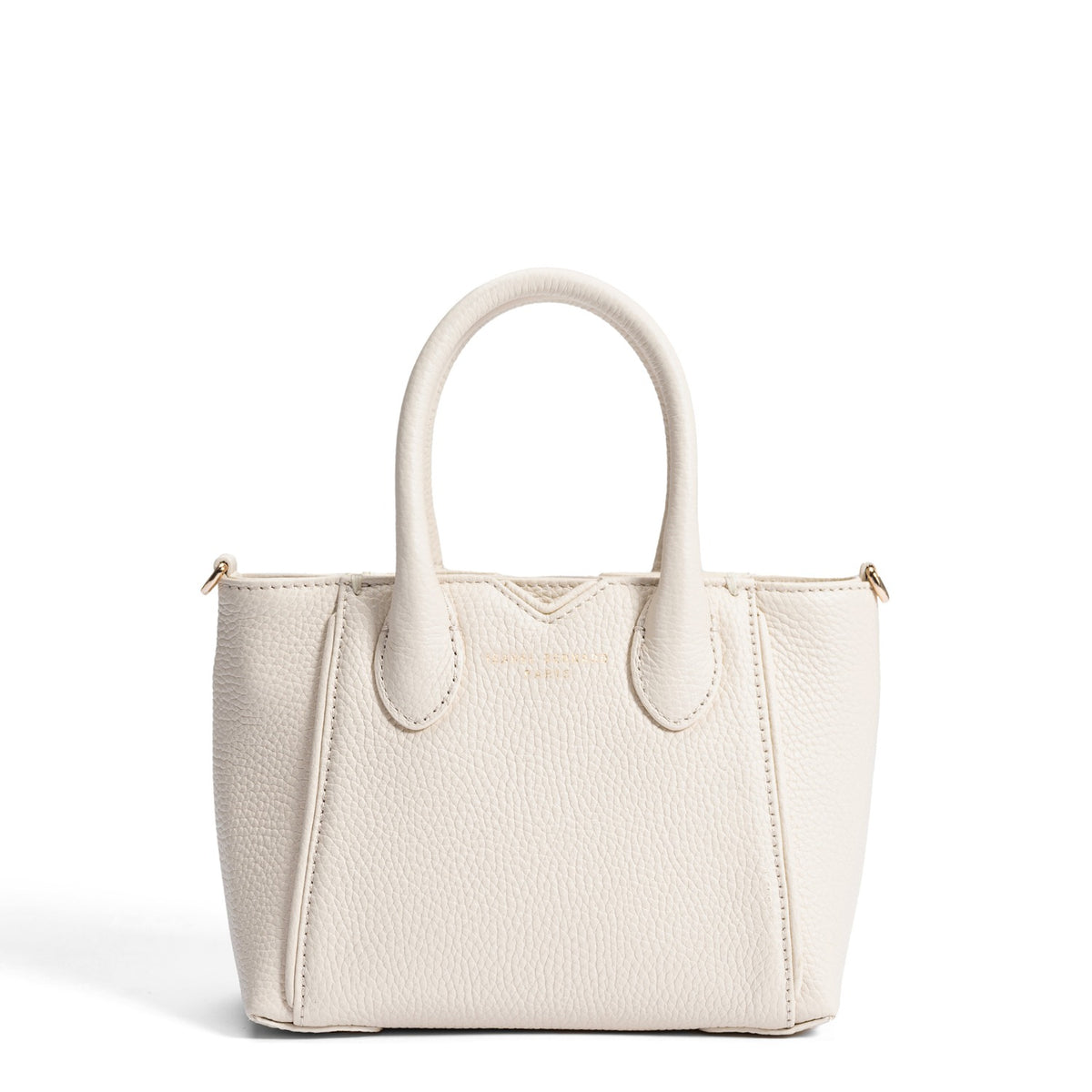 Isabel Bernard Honoré Cloe Mini Cream Calfskin Leather Handbag IB21124-070