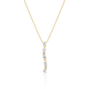 Sif Jakobs Ellera 925 Sterling Silver Necklace with 18 Karat Gold Plating SJ-N2421-CZ-YG