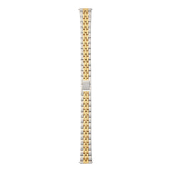 Violet Hamden Sunrise Gold Coloured and Silver Coloured Steel Watch strap (14 mm) VH43003