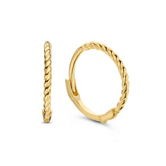 Jackie Gold 14 karat gold Hoop Earrings JKE20.040