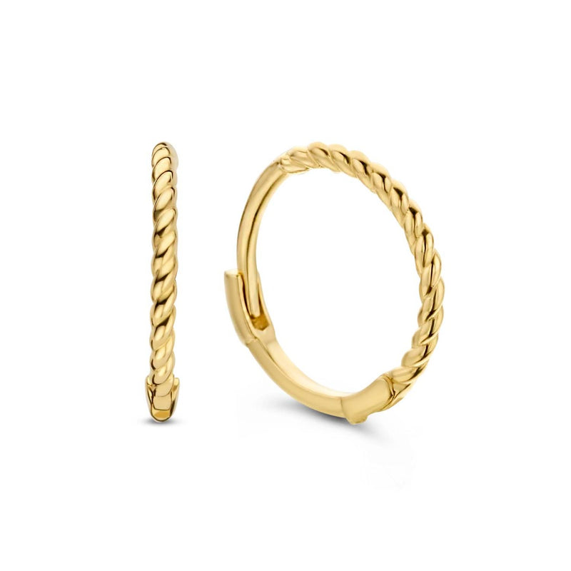 Jackie Gold damen Creolen 585 Gold JKE20.040-zoom-