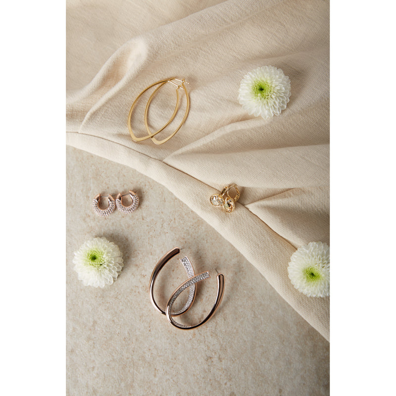 Swarovski Bella Goldfarbene Ohrringe 5662093-zoom-