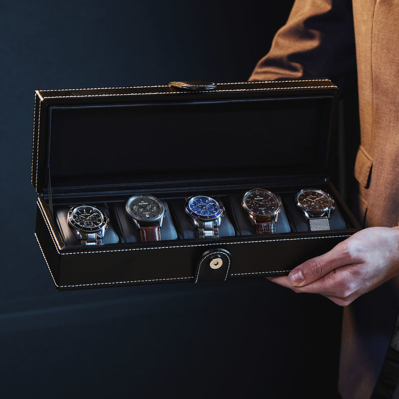 Mats Meier Mont Fort herren Uhrenbox Schwarz MM-Watchbox-1907-zoom-