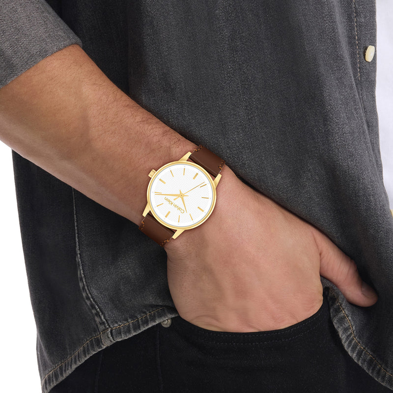 Calvin Klein Linked Wit Heren Horloge 2002-CK25200503-zoom-