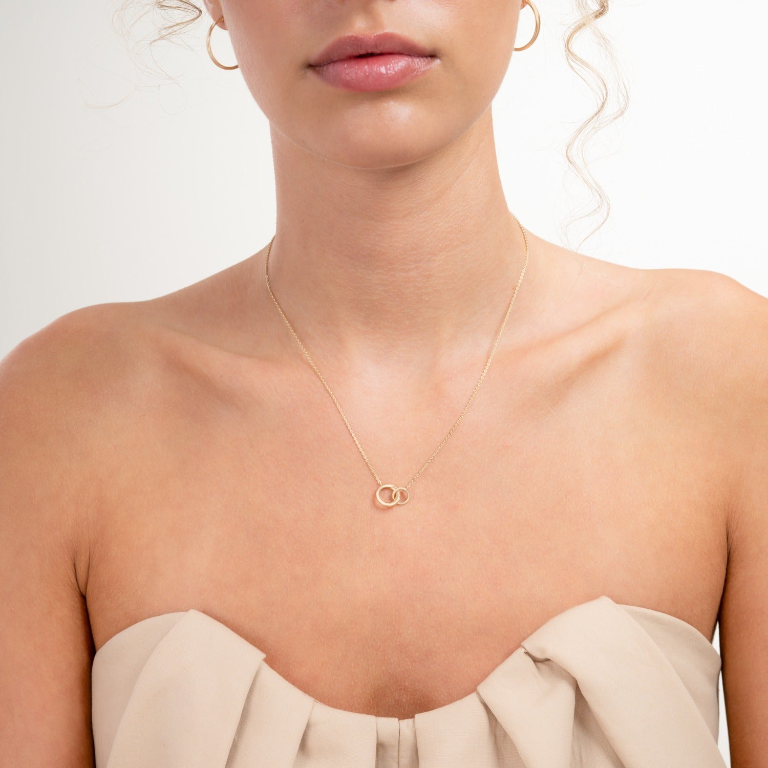 Isabel Bernard Le Marais Enlace 14 karat gold necklace IB340177