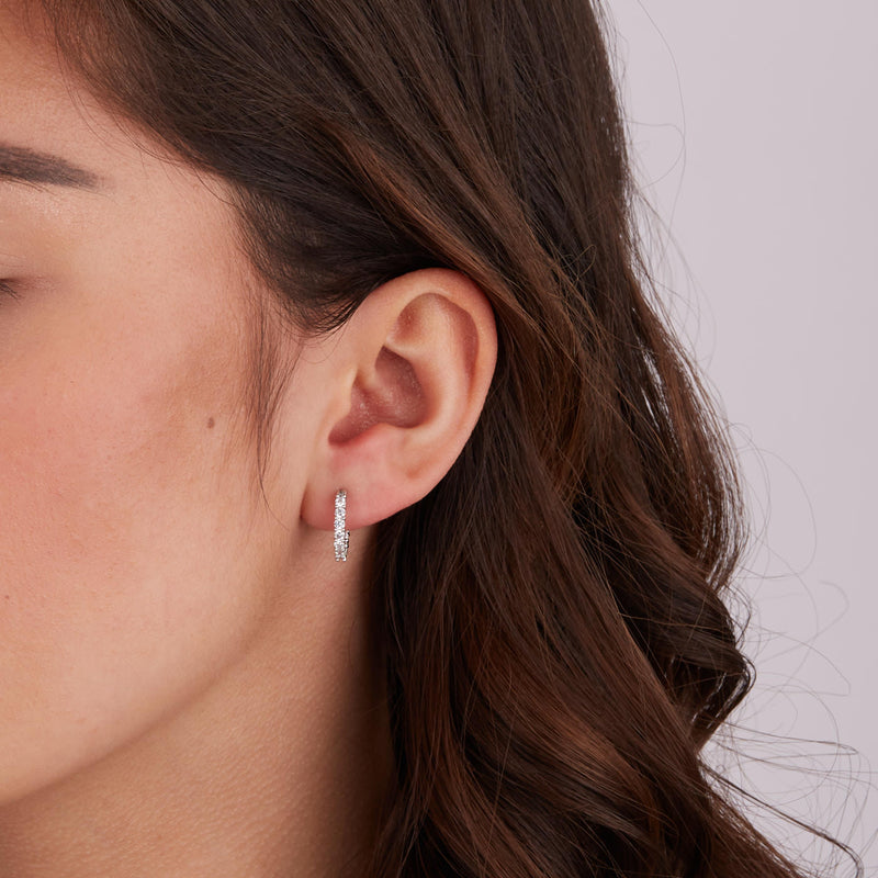 Swarovski Vittore damen Ohrknöpfe Silber 5562126-zoom-