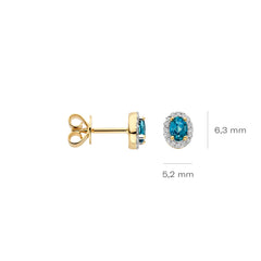 Blush Natural Diamonds 14 karat gold Earrings 7636YDL