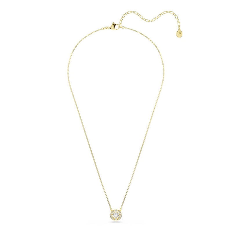 Swarovski Una Sparkling DC Goldfarbene Halskette 5758061-zoom-