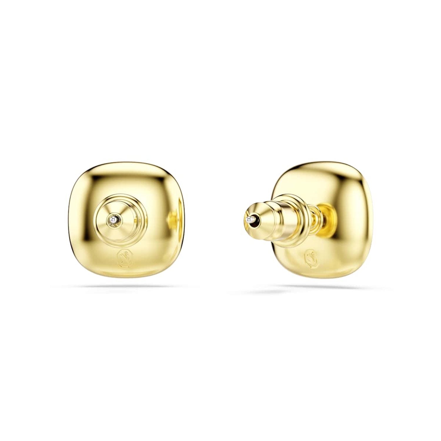 Swarovski Una Angelic Cushion Gold-Tone Stud Earrings 5764762