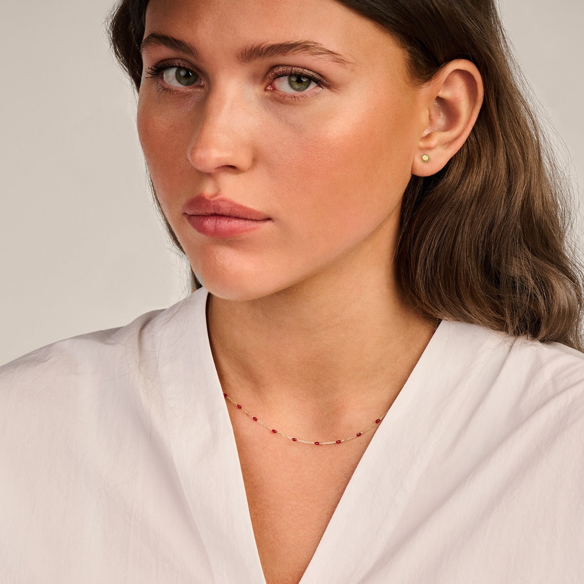 Blush 14 karat gold Necklace 3162YRR