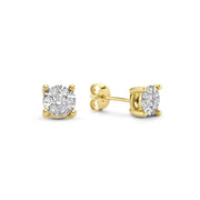 Isabel Bernard De la Paix Hanaé 14 Karat | Gold Ohrstecker | Diamant 0.28 Karat | IBD360013