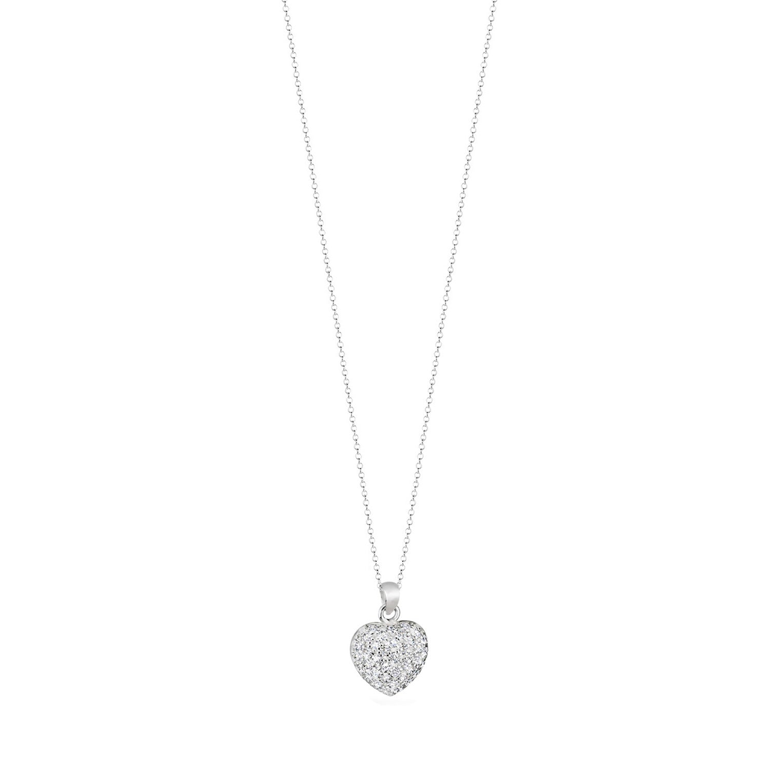 Elli 925 Sterling Silver Necklace with Zirconia 2004-BF-0008096-001