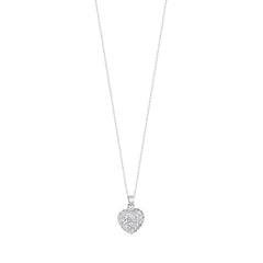 Elli 925 Sterling Silver Necklace with Zirconia 2004-BF-0008096-001
