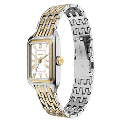 Fossil Raquel Mini Rectangular White Dial Watch ES5468
