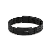 Tommy Hilfiger Edelstahl Schwarzes Herren Gliederarmband TJ2790707