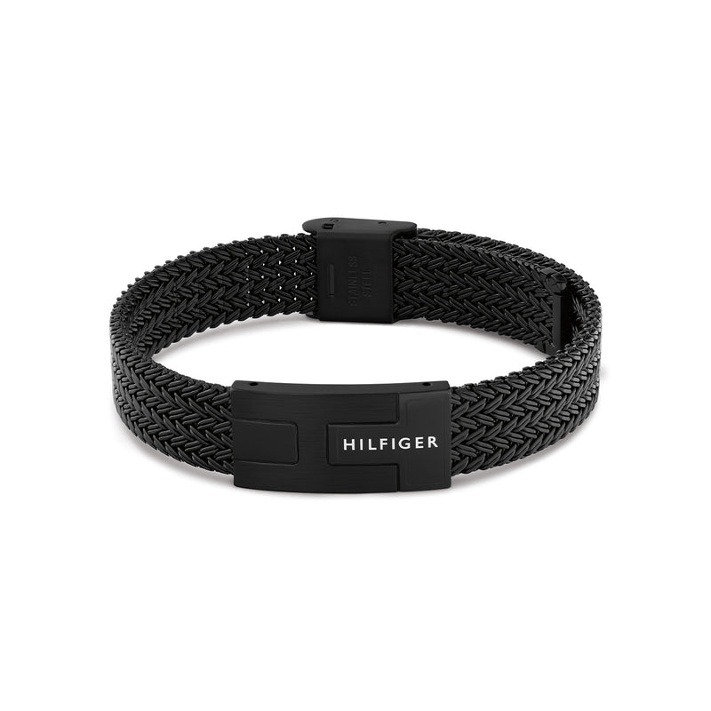 Tommy Hilfiger Edelstahl Schwarzes Herren Gliederarmband TJ2790707-zoom-