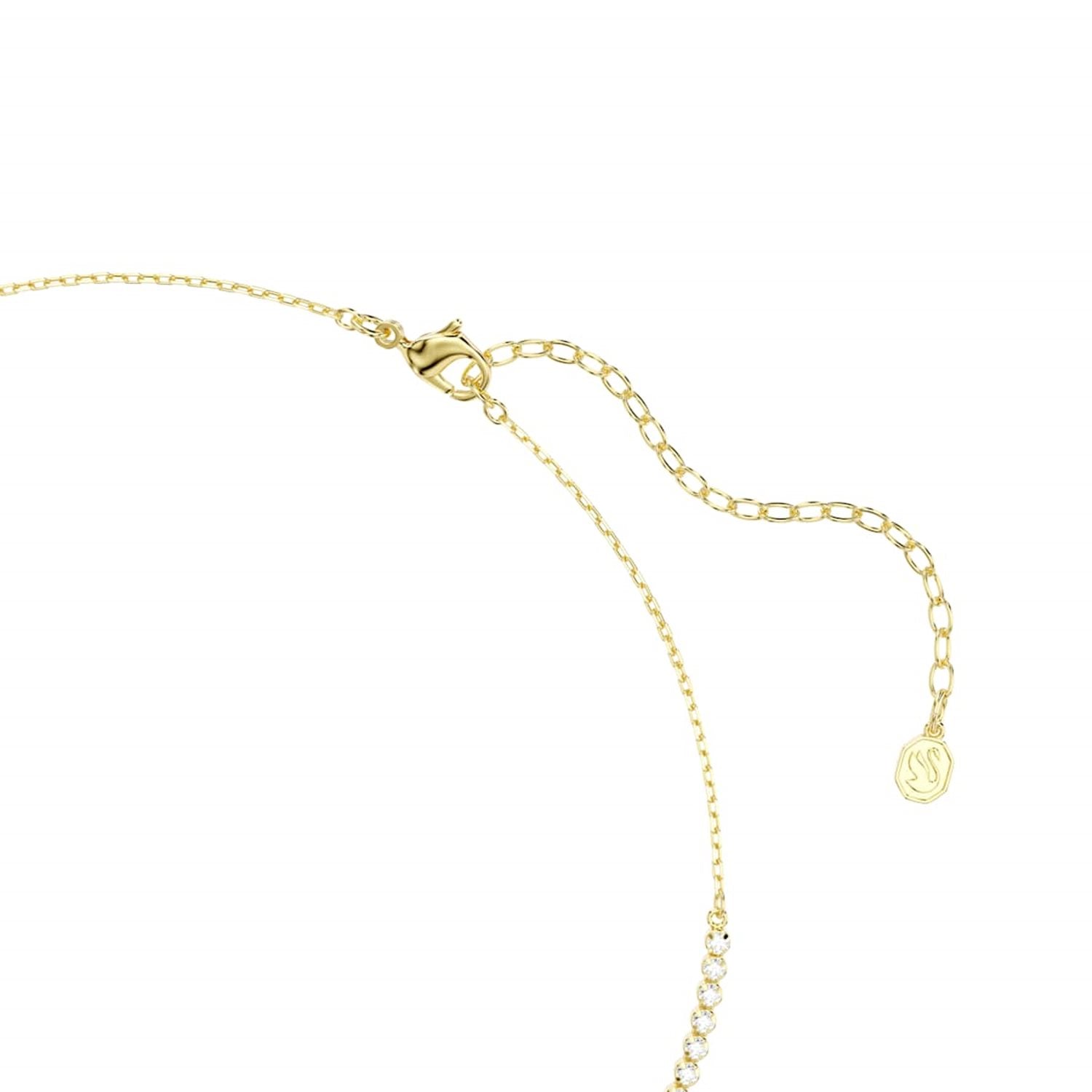 Swarovski Mesmera Attract Gold-Tone V-Shaped Necklace 5747931