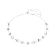 Swarovski Chroma Stars Halskette in Silberoptik 5754183