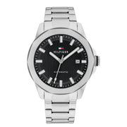 Tommy Hilfiger Lars Automatische Herrenuhr In Silber Und Schwarz TH1710692