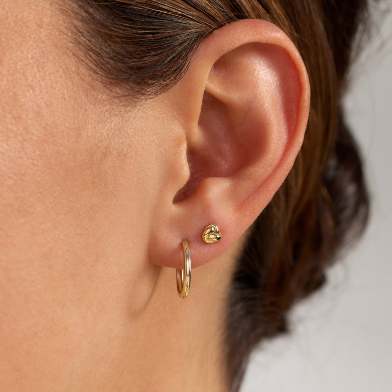 Beloro Jewels Della Spiga damen Ohrknöpfe 375 Gold BO360034-zoom-