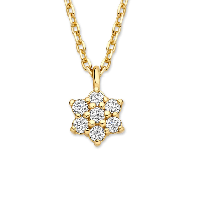 Isabel Bernard De La Paix Romee Necklace With Diamonds 0.07 Carat IBD350034-zoom-
