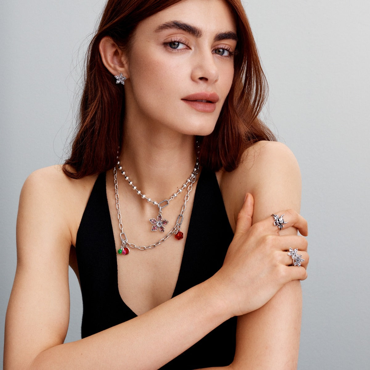 Pandora 925 Sterling Silver Ring 193578C01-54