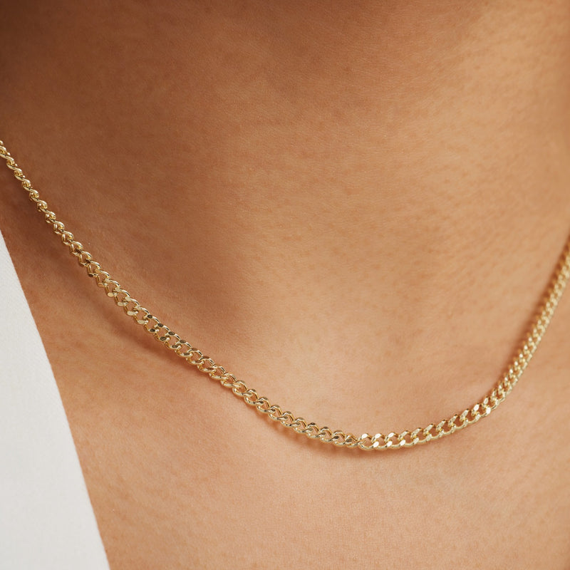 Isabel Bernard Aidee Julee 14 Karat | Gold Kette Halskette IB340111-zoom-