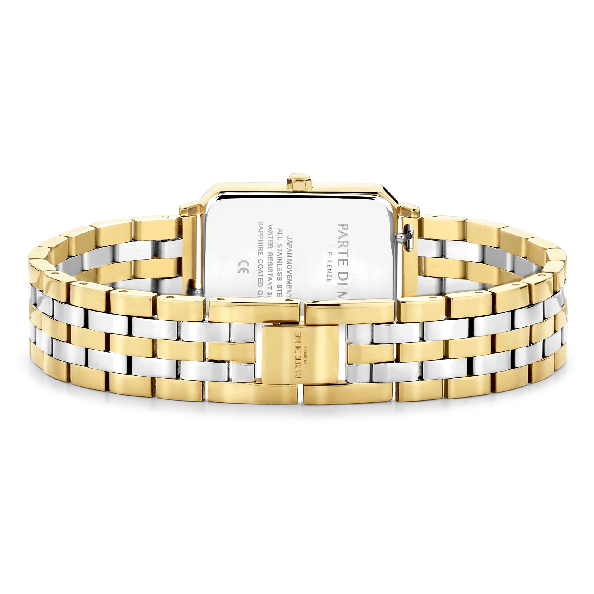 Parte Di Me Orologio Rechthoekig Women'sWatch Gold-coloured and Silver-coloured PDM09008