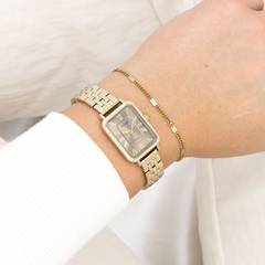 OOZOO Vintage Gold and Taupe Women's Watch C20415