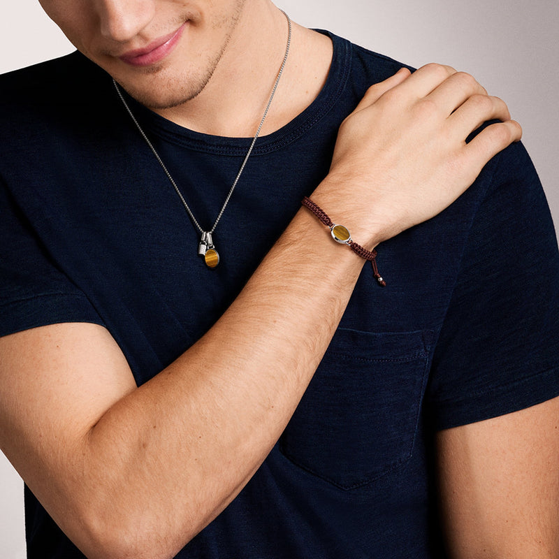 Fossil Jewelry Silver Coloured Bracelet JF04853040-zoom-