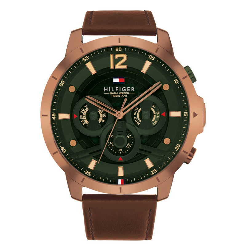 Tommy Hilfiger Brown Men's Watch TH1792207-zoom-