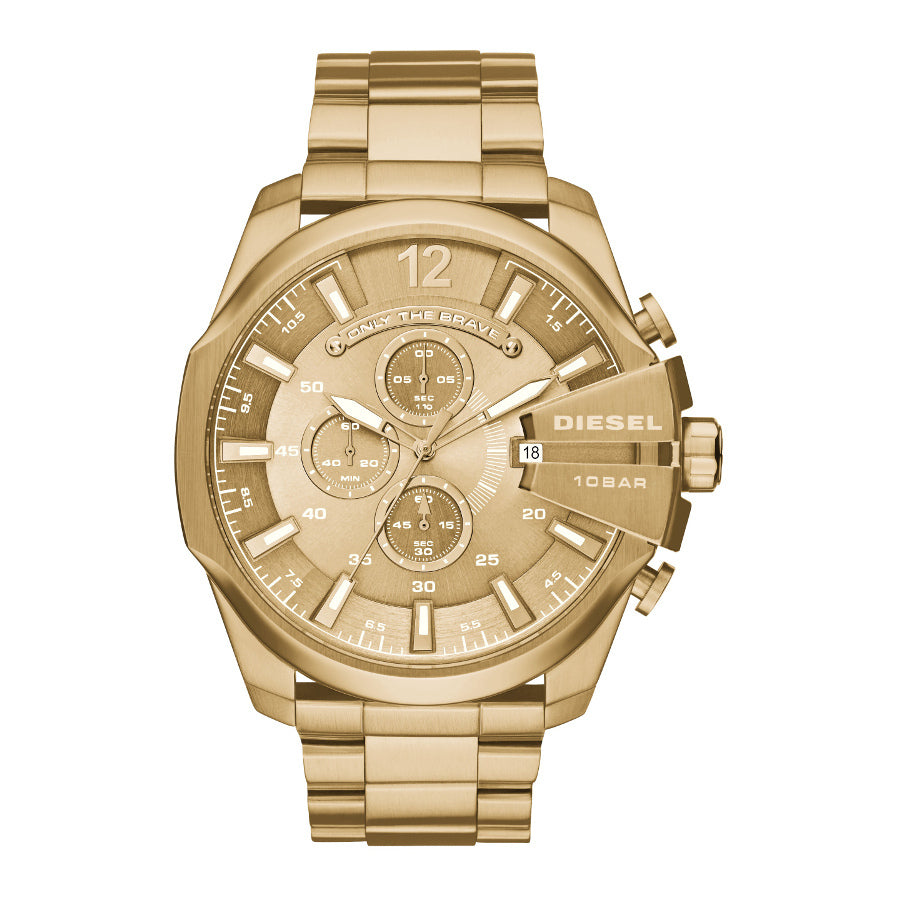 Diesel Mega Chief Gold Watch DZ4360