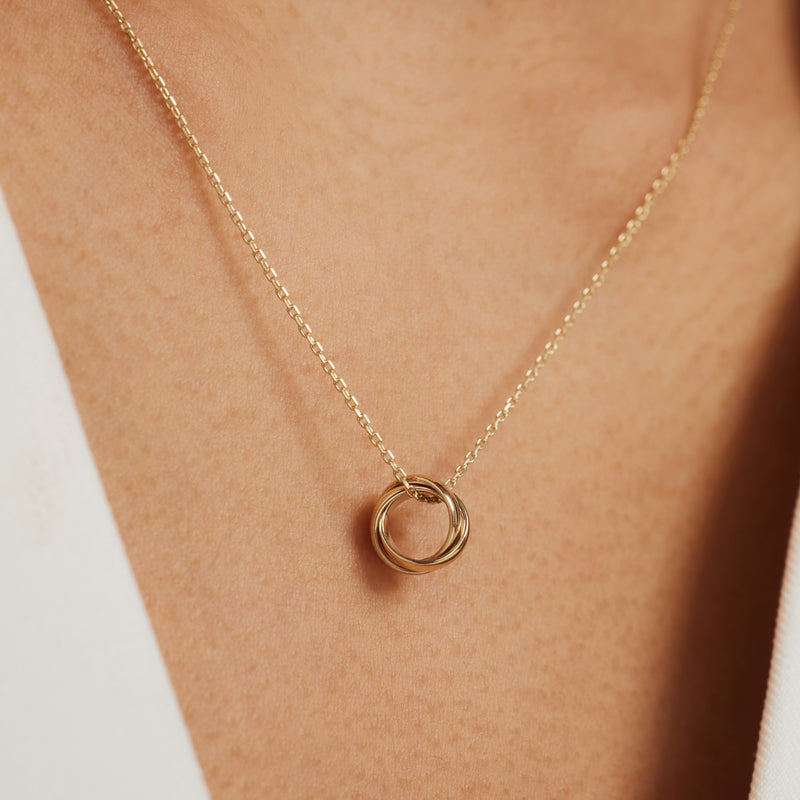 Isabel Bernard Rivoli Méline 14 Karat | Gold Halskette IB340150-zoom-