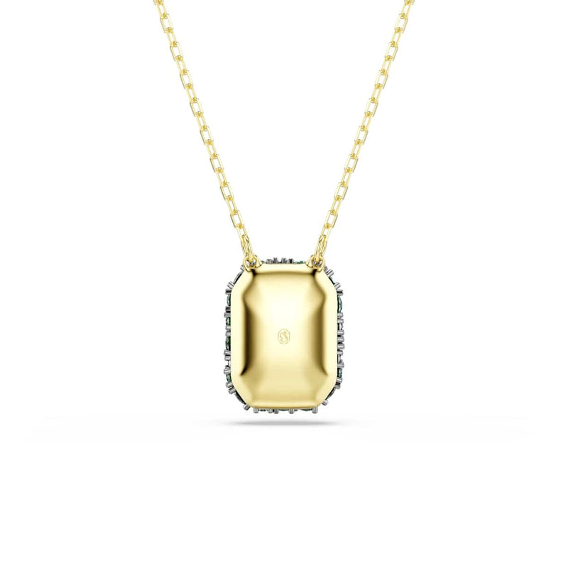 Swarovski Sublima Glam Halskette in Goldoptik mit grünem Anhänger 5752884-zoom-