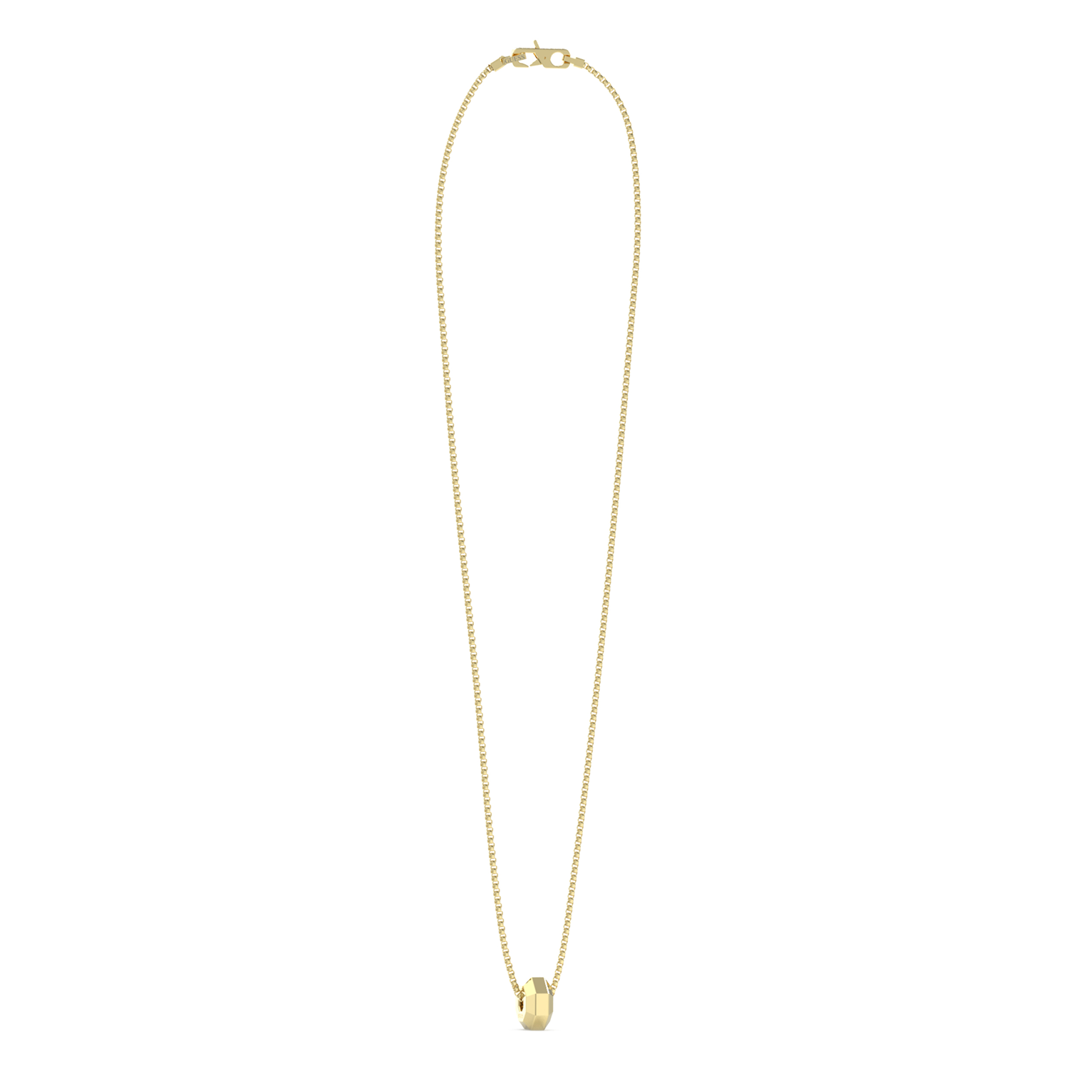Guess Exagon Gold Necklace JUMN05092JWYGT-U
