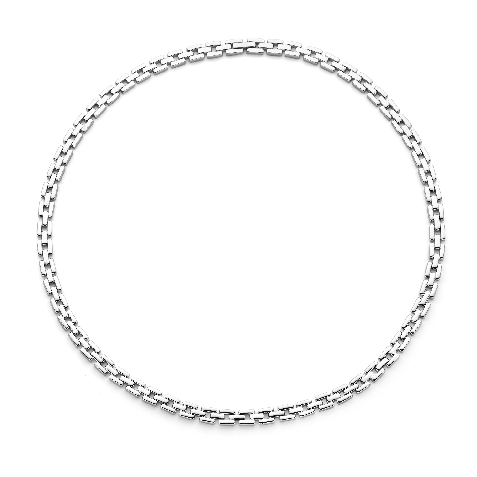 Parte Di Me Bibbiena Poppi Dante 925 Sterling Silver Link Necklace PDM34089