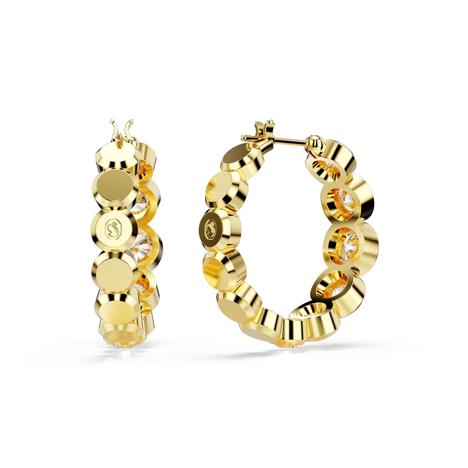 Swarovski Imber Gold Coloured Ear studs 5711483