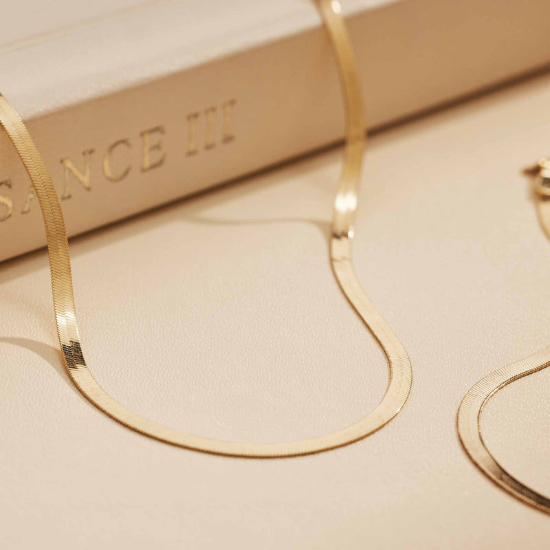 Isabel Bernard Aidee Leontine 14 Karat | Gold Halskette IB340110-zoom-