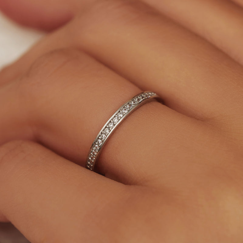 Isabel Bernard Saint Germain Merle 14 Karat | Weißgold Ring IB330052-60-zoom-