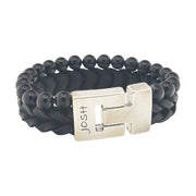 Josh herren Armband Schwarz 24989-BRA-S/BLACK/L