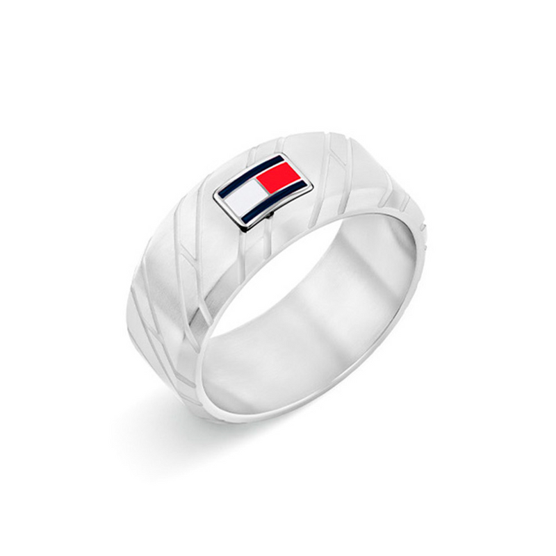Tommy Hilfiger Lars Silberfarbener Ring TJ2790621-63-zoom-